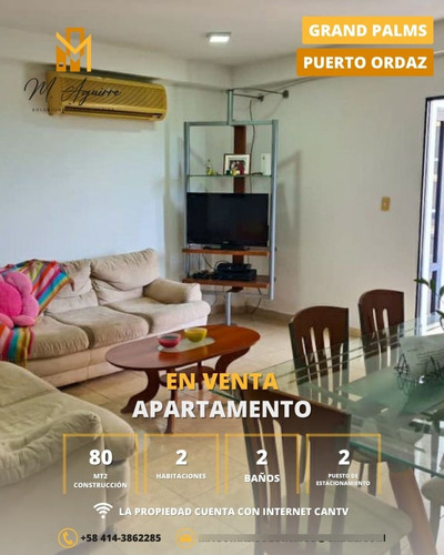 Apartamento En Venta, Residencias Grand Palms, Puerto Ordaz