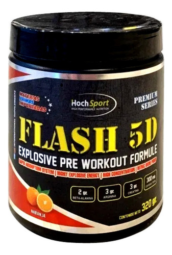 Suplemento Pre Work Hoch Sport Premium Flash 5d  Pre Entreno