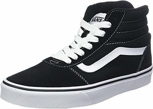 Vans Men''s Ward Hi Top Trainers, (ante /lona) Negro /blanco