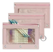 Comprar Juego De 3 Cartucheras Sobres Para Ganchos De Carpeta