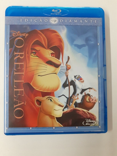 Blu-ray Rei Leão Edição Diamante Lacrado.