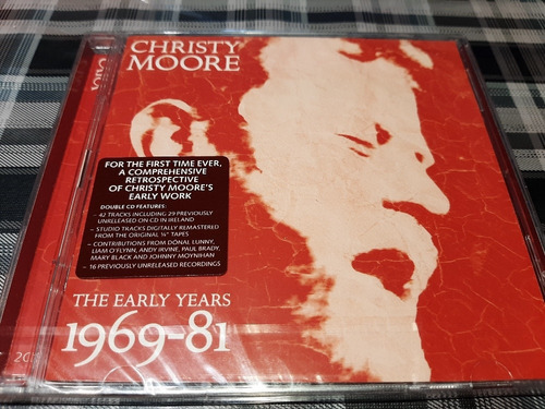 Christy Moore - The Early Years 69/81 - 2 Cds  Nuevo Impor 
