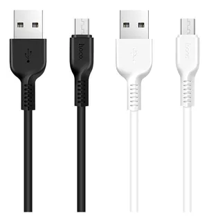 Cable Usb A Micro Usb V8 1m Hoco X13 Negro De Alta Calidad