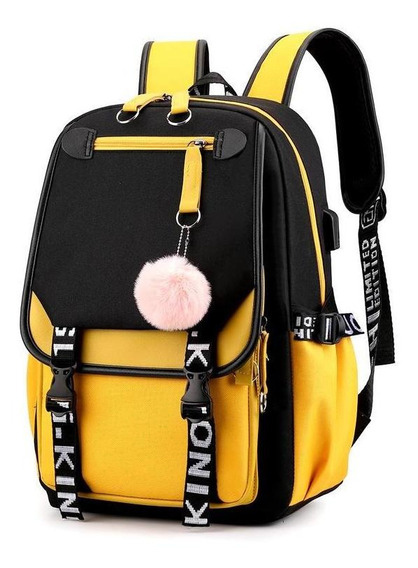 Mochila Juvenil Creativa Bolsa Informal De Puerto Usb De Est Mochila Juvenil Creativa Bolsa Informal De Puerto Usb De Est