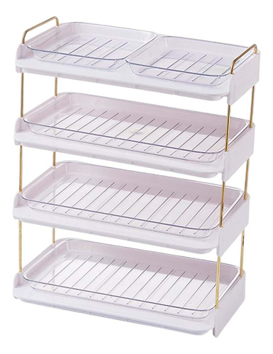 Estante De Almacenamiento De Verduras Para Platos 4 Niveles