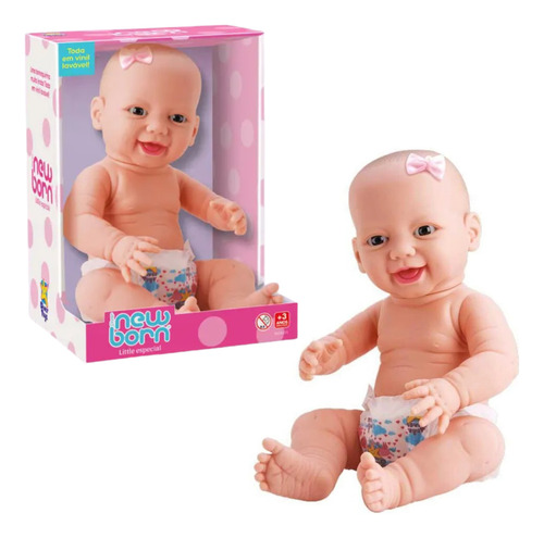 Boneca Diver New Born Little Especial Divertoys Ref.8215