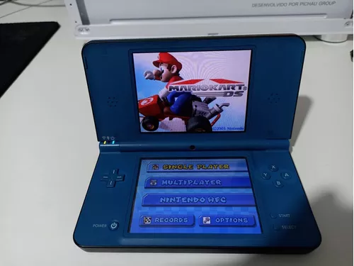 Nintendo Ds Lite Azul + R4 4gb Com Muitos Jogos - Escorrega o Preço