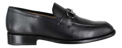 Mocasines Hombre Carlo Ronaldi 1108 Becerro Negro Cuero