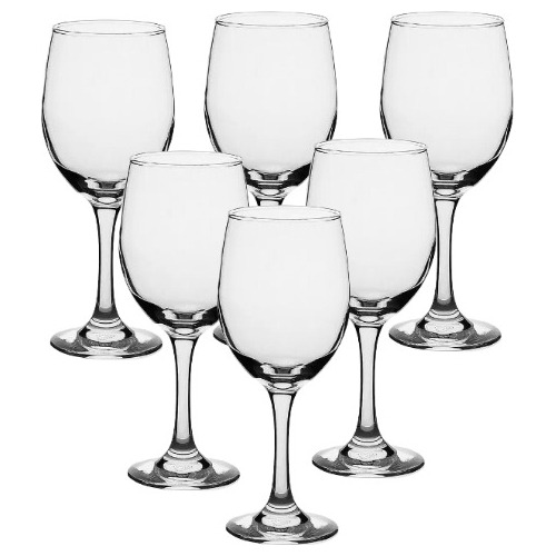 Set De 6 Copas De Vino Copas Cristar De 297 Ml