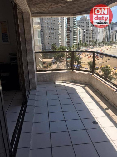 Imagem 6 de 30 de Apto. Alto Padrão - Frente Para O Mar Com 3 Dormitórios Para Alugar, 165 M² Por R$ 8.000/mês - Asturias - Guarujá/sp - Ap6427
