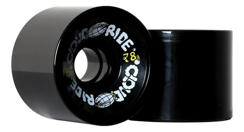 Ruedas Longboard Cruiser 69 Mm 78a Modelo 2.717 Negro Diseño