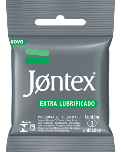 Preservativo Jontex C/3 Confort Plus Extra Lubrificado