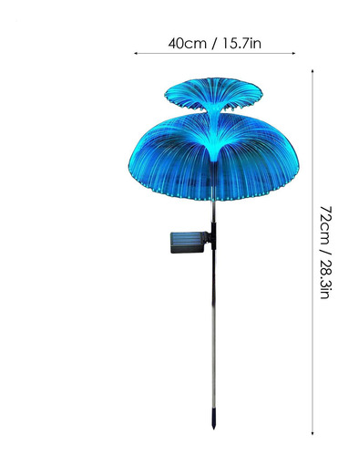 Luces Solares De Medusas Que Cambian De Color Paquete De 2 L