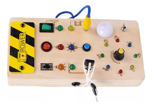 Juguetes Busy Board Lights Switch Con Botones