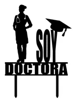Comprar Cake Topper Adorno Torta - Soy Doctor \u002F A - Personalizable