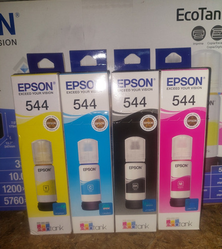 Tintas Epson 100% Originales (pack 4 Colores).