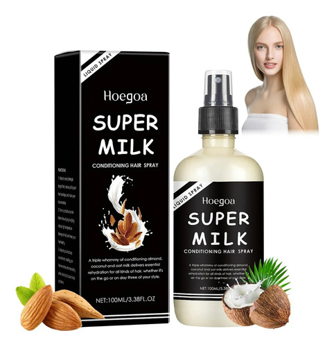 Prebase Acondicionadora Super Milk Lush, Para Todo Tipo De C
