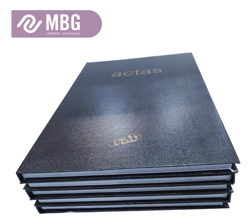 Imagen 5 de 7 de Libro De Actas Oficio 2 Manos Pack X 5 Unidades