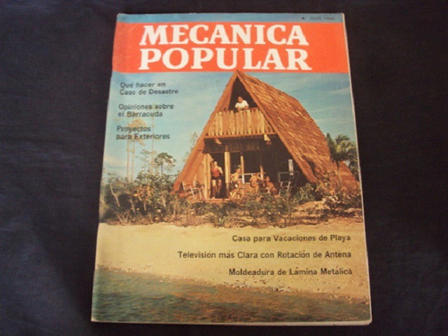 Revista Mecanica Popular (junio '68) Casas Para Vacaciones