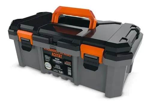 Caixa De Ferramentas Tática Cinza 18,3 Polegadas Metasul