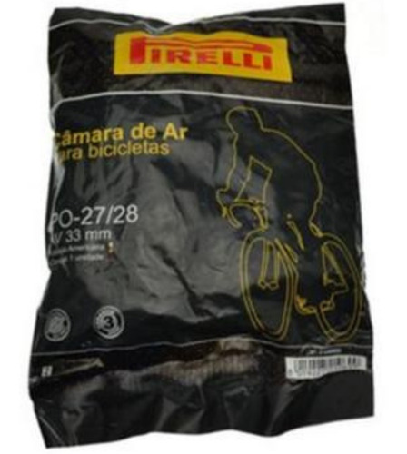 Câmara Ar Balão Aro 27 / 28 Bico Grosso Pirelli Oferta