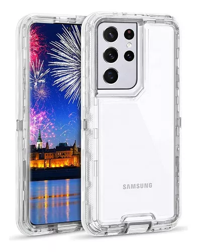 Funda antigolpes con tarjetero Samsung Galaxy S10 Plus (transparente) 