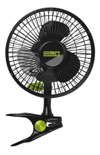 Ventilador De Fixação P/ Grow Cultivo Indoor 12w 20cm