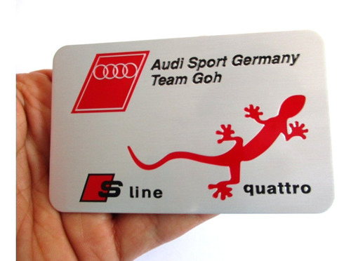 Emblema Audi Quattro A3 Q3 Rs3 A4 Sport Alemania Autoadherib