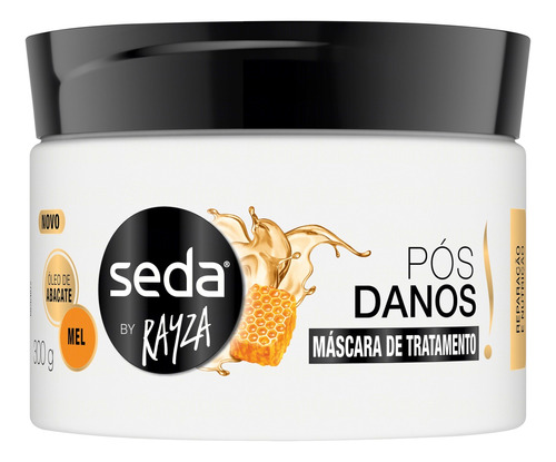  Máscara de tratamento Seda Pós-Danos by Rayza de 270mL