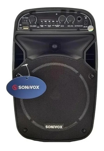 Cabina Sonivox De 6.5 Pulgadas+micrófono+control+fm