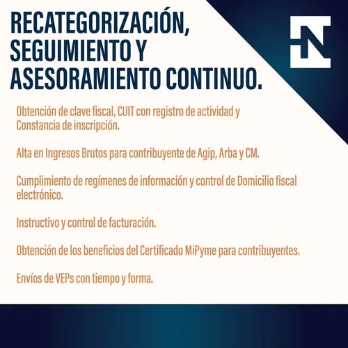 Contador Público - Alta Monotributo / Ingresos Brutos