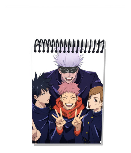 Imagem 2 de 2 de Caderneta Capa Dura Anime Jujutsu Kaisen Grupo
