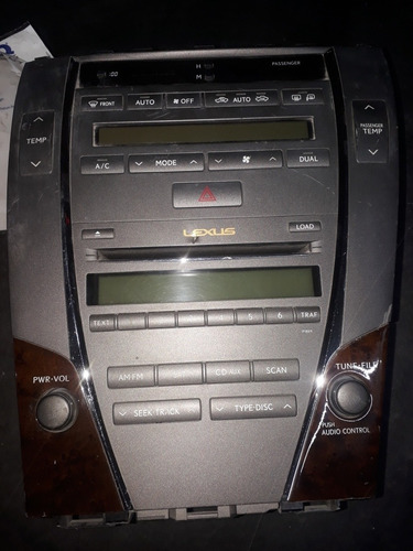 Estereo Radio Lexus Es350 2010 (sin Codigo) #572