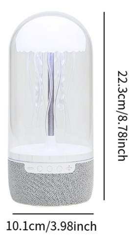 Lámpara De Noche Con Altavoz De Medusas Portátil, Lámpara