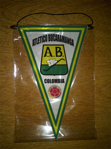Banderin Paño 37cm Colombia Atletico Bucaramanga