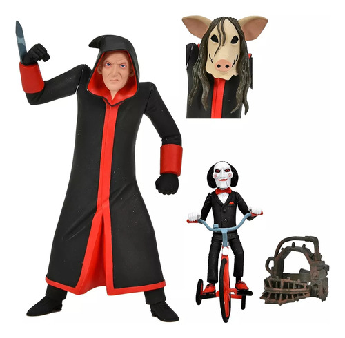 Neca Saw Toony Terrors Jigsaw Killer & Billy 6 In Af Box Se