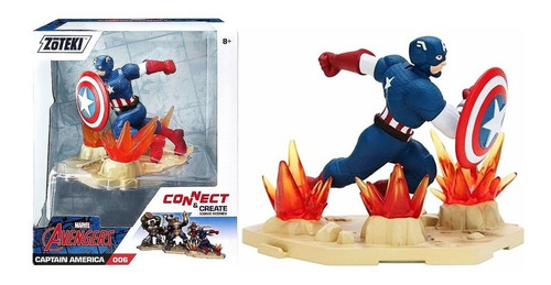 Zoteki Connect And Create Marvel Avengers Capitán America