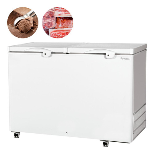 Freezer Horizontal 411 Litros Dupla Ação Hced411 Fricon