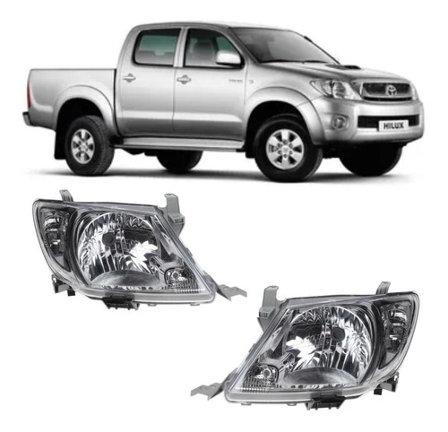 Juego X 2 Opticas Toyota Hilux 2008 2009 2010 2011 2012