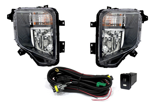 Juego Faros Auxiliares Para Mitsubishi Triton L200 20-21 Ds