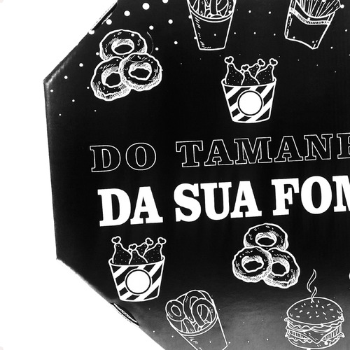 Embalagem Oitavada 35cm Lanches Batata Frita Porções 25 Unid
