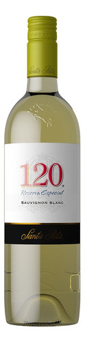 Vino Blanco Chileno Santa Rita 120 Sauvignon Blanc 750ml