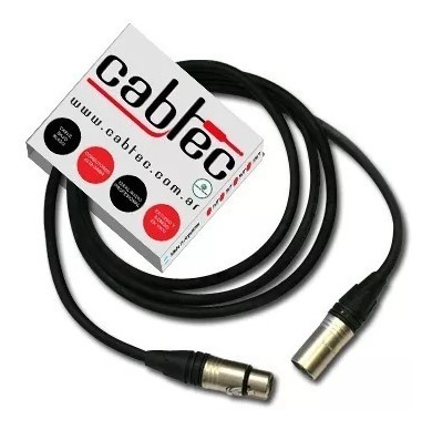 Cable Xlr Canon Para Microfono Neutrik 9 Metros Cabtec