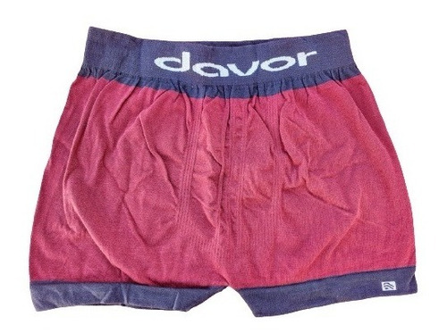 Boxer Davor  Pack X 3 Sin Costura Rayado Combinado Algodón