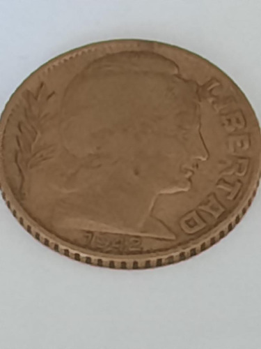 Moneda De Argentina De 5 Centavos 1942