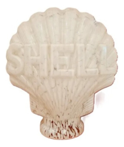 Antigua Tulipa Surtidor Nafta Shell Original Vidrio S/ Uso
