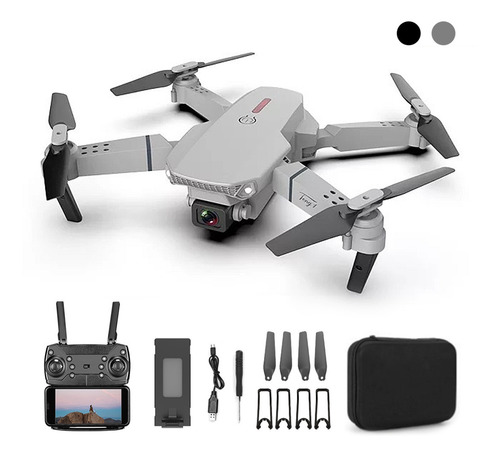 Imagen 2 de 9 de Mini Drone Hdrc E88 Pro Plegable Uav Con Cámara Dual 1080p