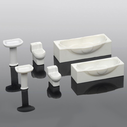 Fregadero, Bañera, Casa De Juguete, Modelo De Inodoro, M
