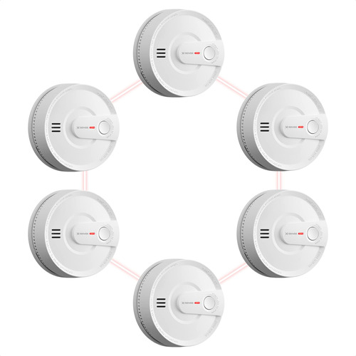 X-sense Detector De Humo, Alarma De Incendio Inalmbrica Inte