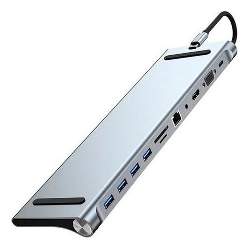 Hub Usb Tipo C 12 En 1 Docking Station Notebook Multipuerto